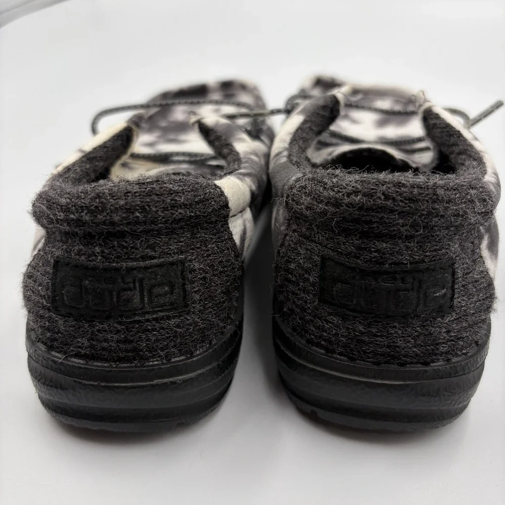 HEY DUDE Toddler K11‎ Wally Thunderstruck Tie Dye Slip On Ripstop Shoes